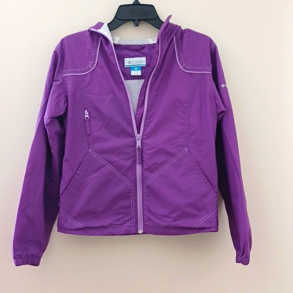 GIRLS COLUMBIA JACKET WITH HOOD - Picture 1 of 5